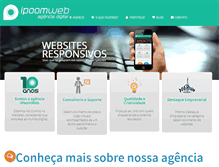 Tablet Screenshot of ipoomweb.com.br